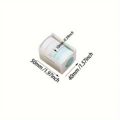 10 Rolls Basic Mori Watercolor Washi Tape Set