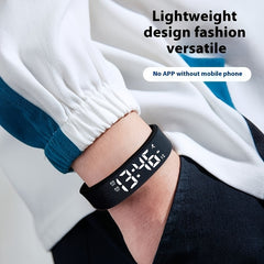 Unisex Sports USB Electronic Watch - Pedometer & Alarm Clock