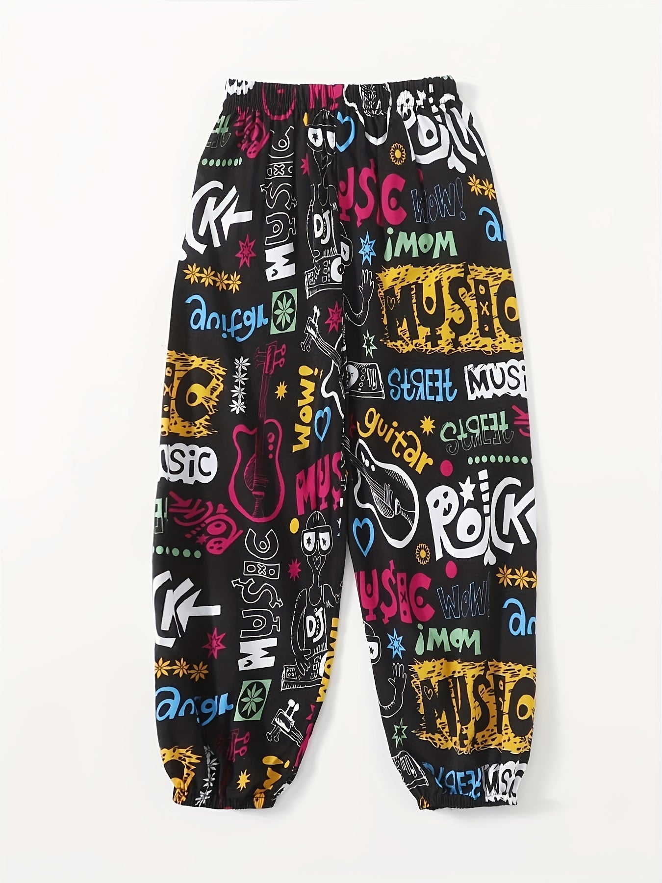 Carrot Pants Random Print Casual Pants Women's Clothing