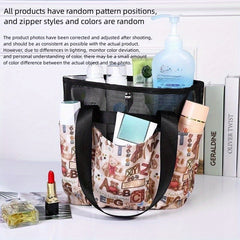 Large Shower Caddy Bag With Handle Quick Dry Mesh Organizer Tote