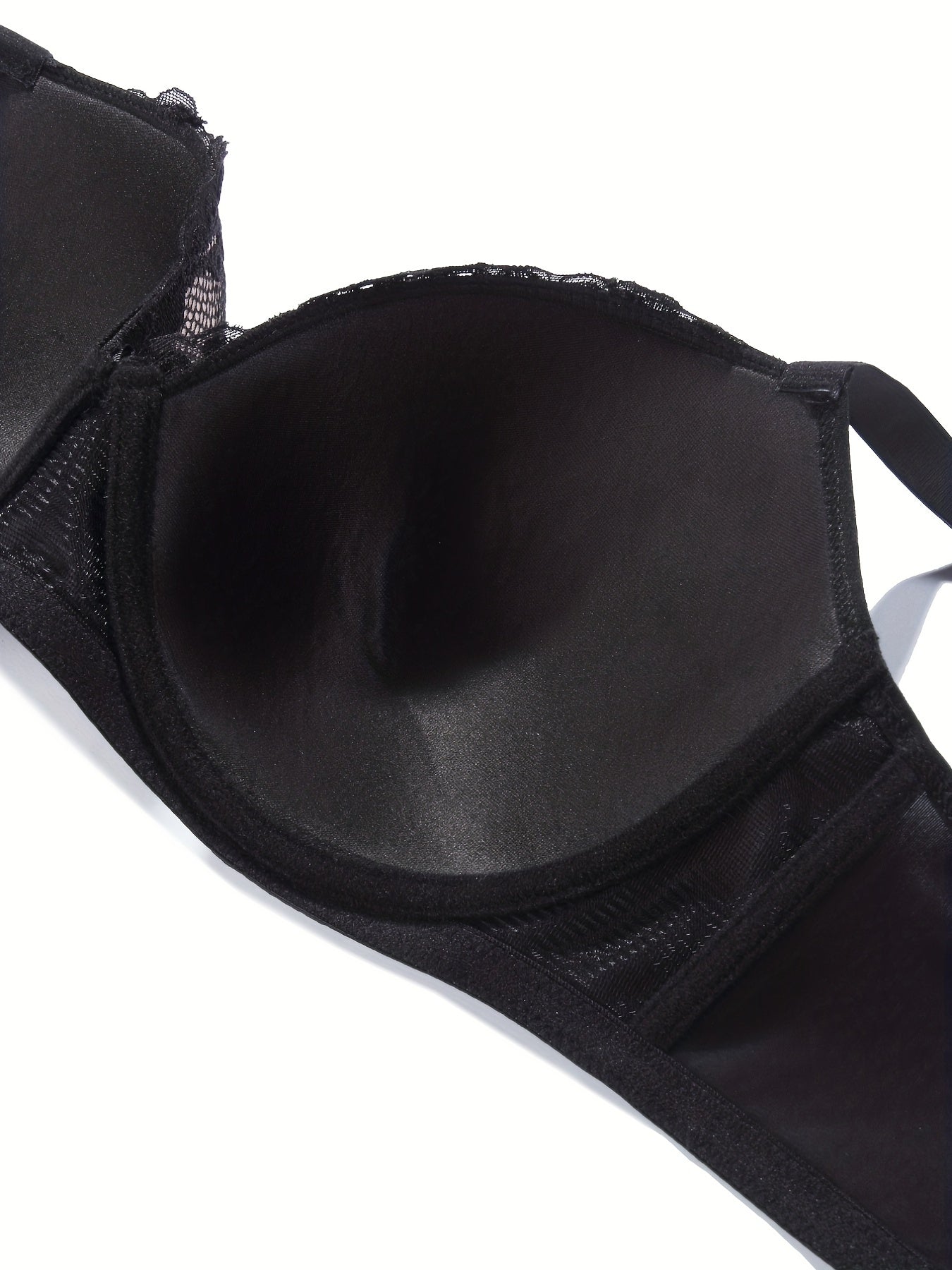  Contrast Lace Push Up Bra