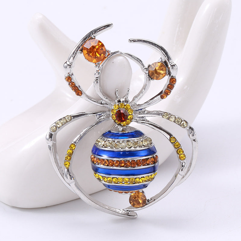 Spider Brooch Personality Collar Pin