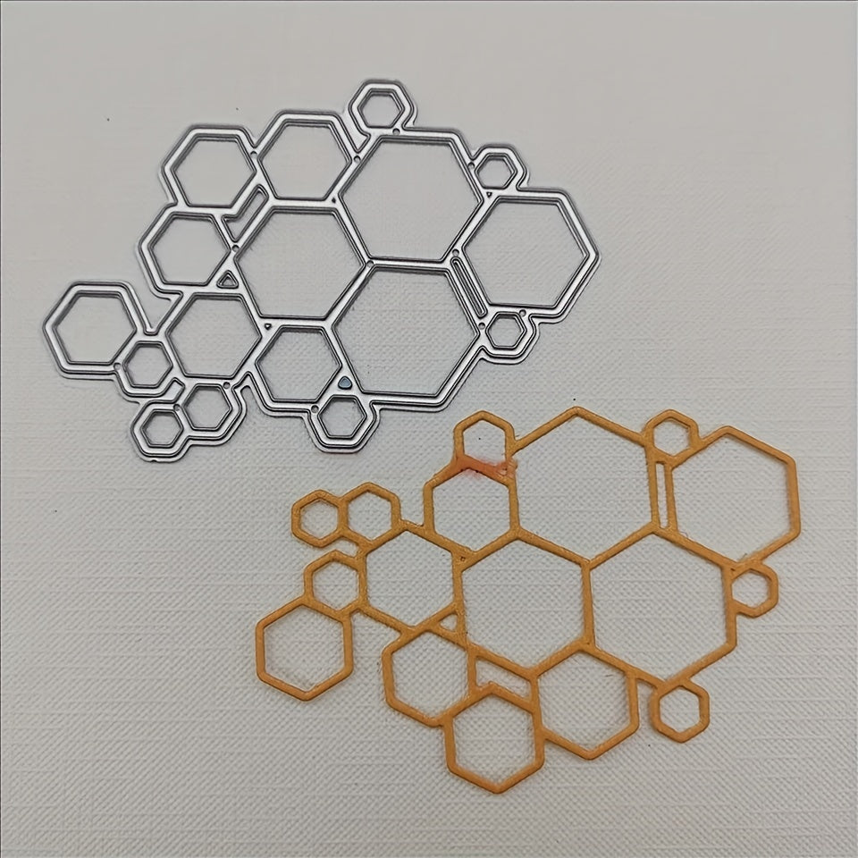 Honeycomb Metal Cutting Die Stencil for DIY Scrapbooking Card Making