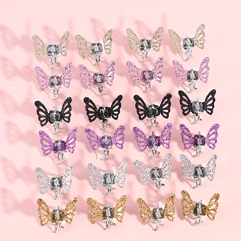 Y2K Mini Hair Claw Glitter Sequin Hair Claw Clip for Side Hair Sweet Hair Claw