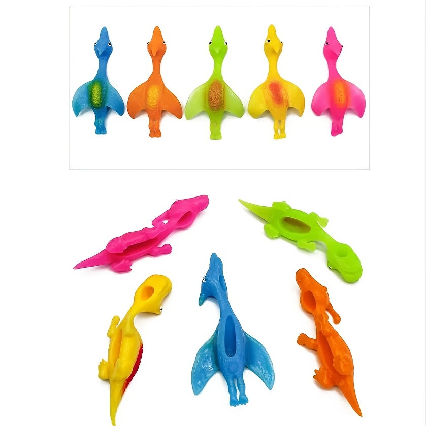 Catapult Launching Dinosaur Finger Toy - Fun Tricky Slingshot