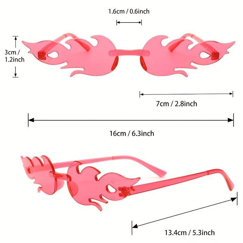 5 Pairs Colorful Sunglasses for Summer Beach Vacation Buddy Sharing Outfit