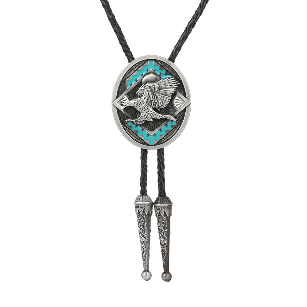 Novelty Metal Animal Eagle Necktie Necklace Youth Leisure Tie