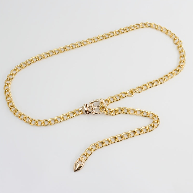 Women's Waist Chain Decorative Dress Belt Metal Chain Accessories