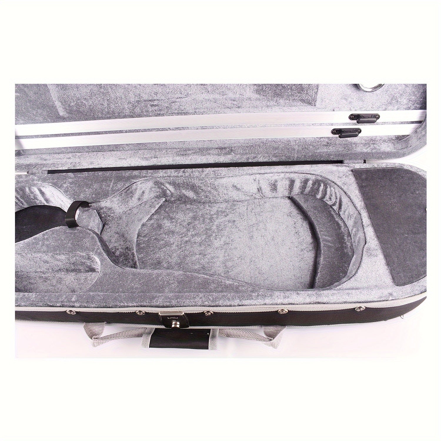 4/4 Violin Case Bag Box High Storage Flannel Built-in Hygrometer
