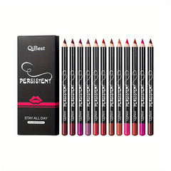Smudge Proof Lip Liner Set Waterproof Long Lasting Pencil Kit