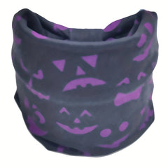 Pumpkin Horror Face Headband Stretchy Sports Hair Band