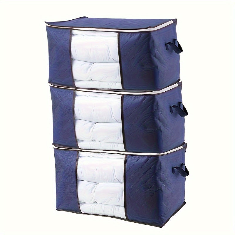 Large Capacity Clothes Quilt Storage Bag Non-woven Luggage Packing Bag