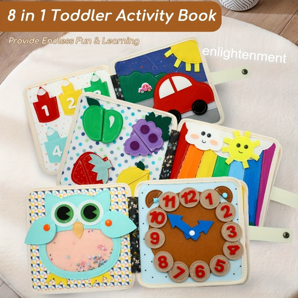 Interactive Hedgehog Felt Storybook Busy Board