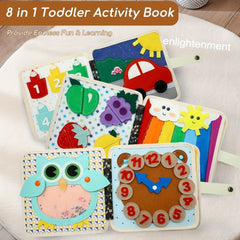 Interactive Hedgehog Felt Storybook Busy Board