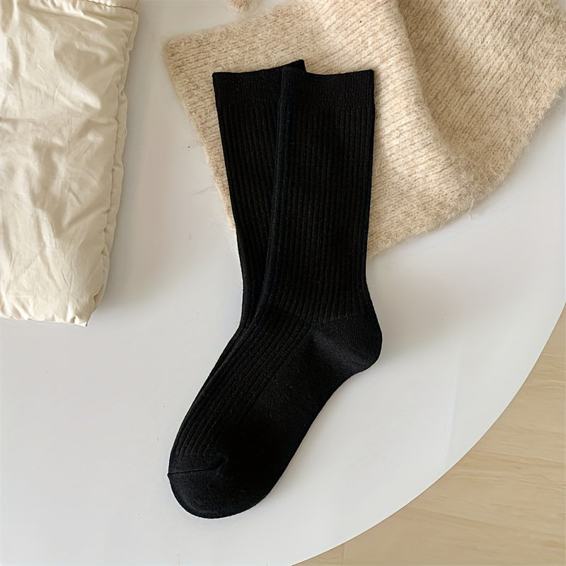 Soft & Comfy Solid Socks for Women