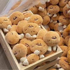 2pcs Potato Plush Toy Doll Keychain Accessory Gift for Kids Family Friends