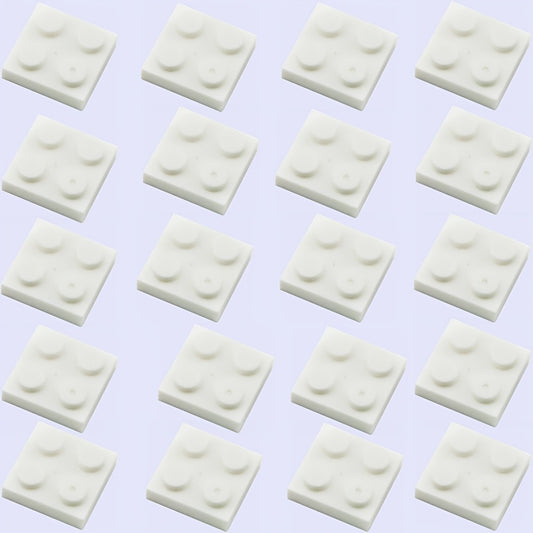 Christmas Architectural Bricks 20pcs Set 2X2 Wall Short Bricks