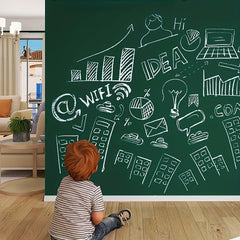 Peel & Stick Chalkboard Wallpaper - Transform Any Room!