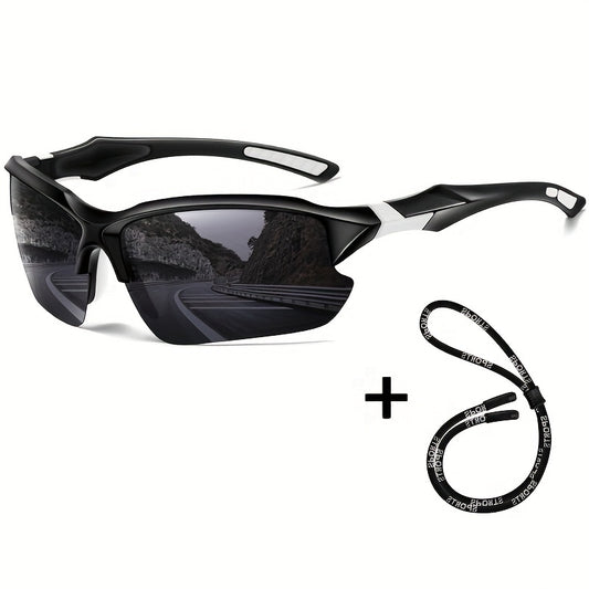 Men's Polarized Cycling Sunglasses with Anti-lost Rope