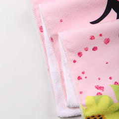 Unicorn Print Bath Towel Microfiber Quick Dry 25 X 59