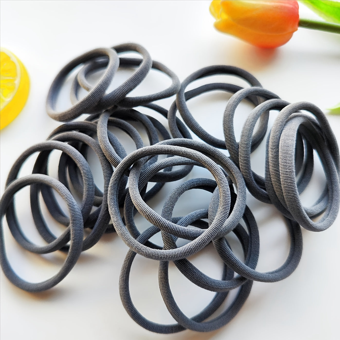 25pcs Large Elastic Hair Ties for Girls No Damage Hair Bands Hair Accessories