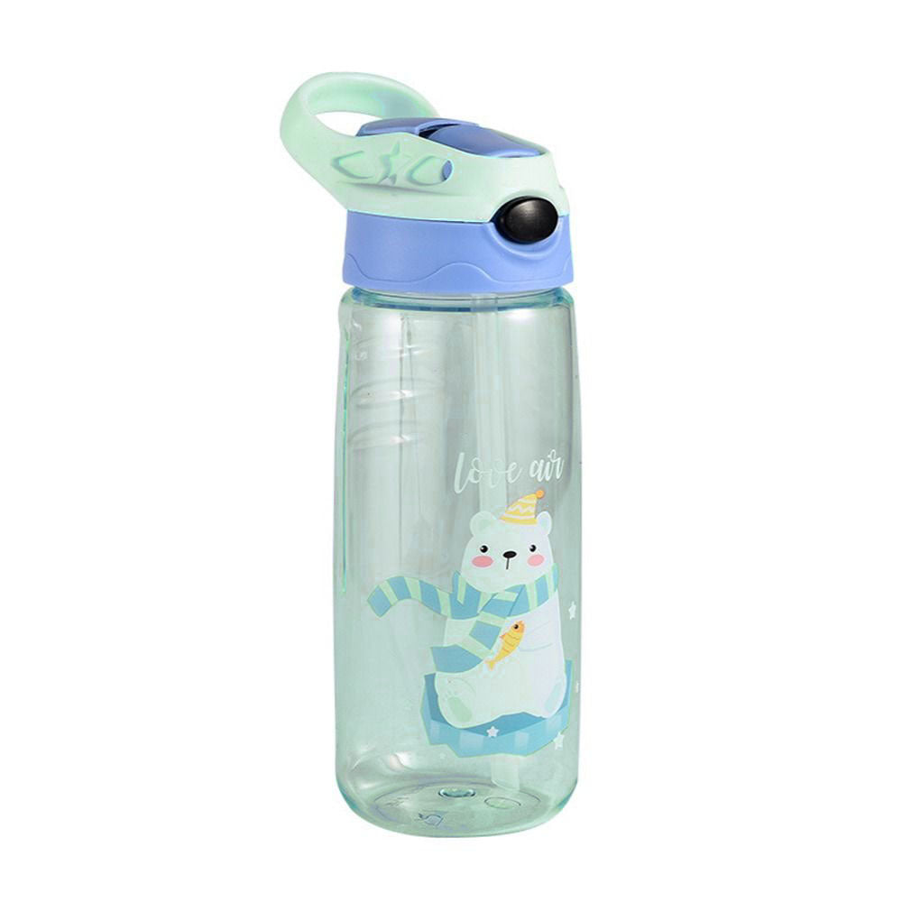 Cartoon Baby Feeding Cup with Straw Leakproof Water Bottle