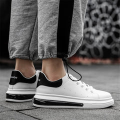 Men's Elevator Shoes Breathable Lace Up Sneakers