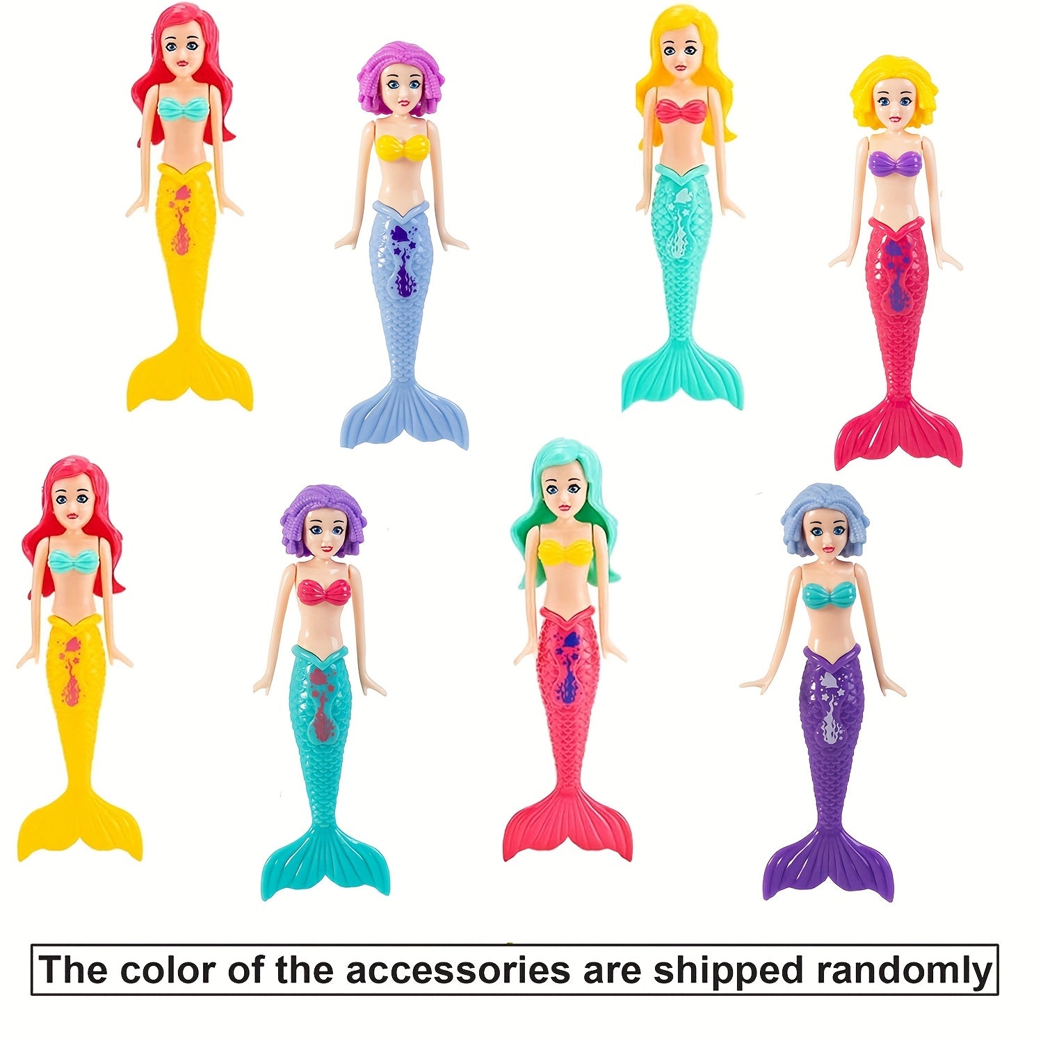 Summer Pool Mermaid Diving Toy Gemstone Bath Toy Swimming Fun