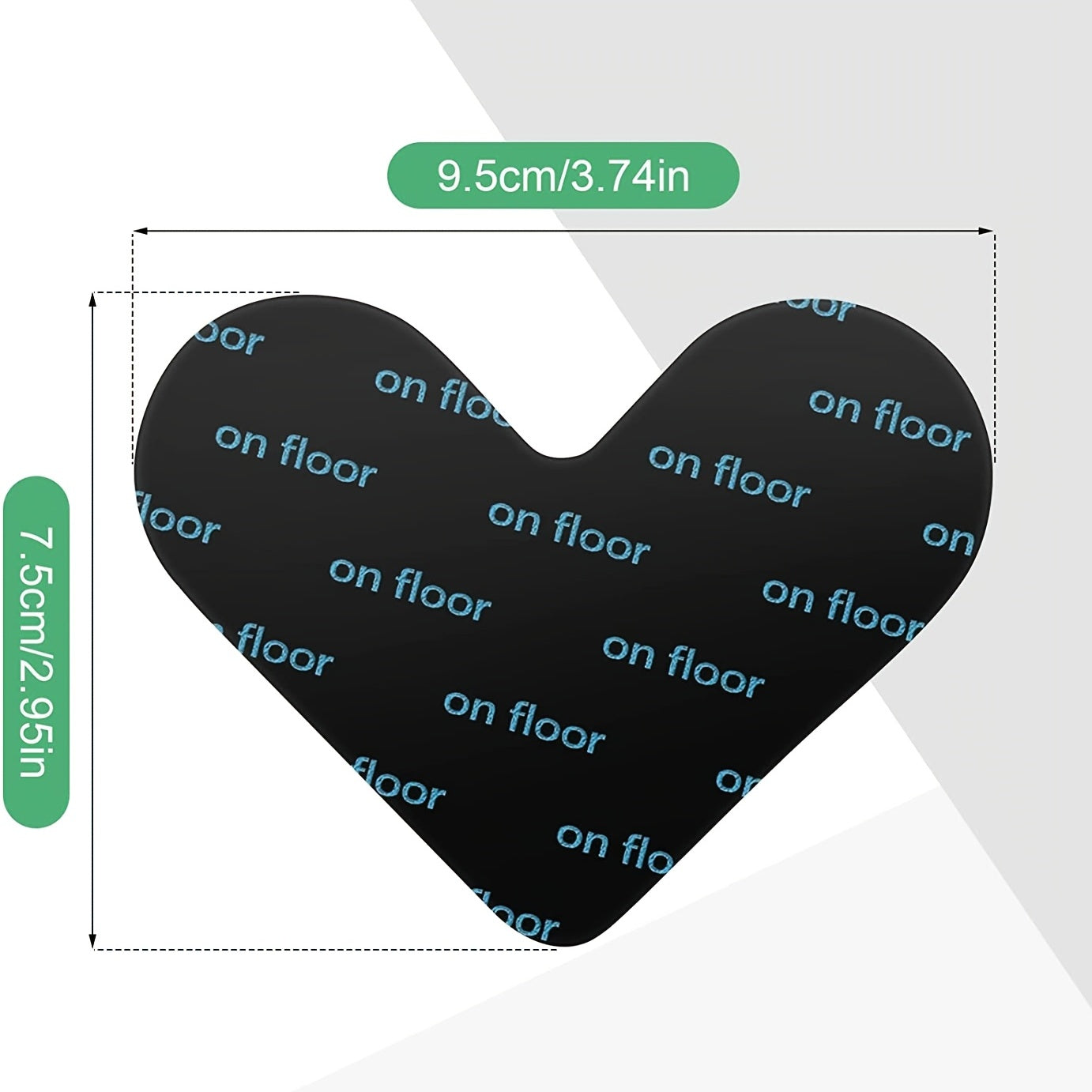 8pcs Double Sided Non Slip Rug Pads for Hardwood Floors & Tiles