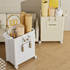 Sports Equipment Storage Basket with Wheels