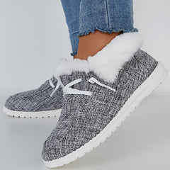 Warm Non-Slip Walking Sneakers for Women Thickened Comfortable Sport Shoes