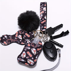 Self Defense Keychain Set For Women Safety Keychain Full Set With Personal Alarm