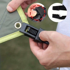 10pcs Heavy Duty Lock Clips for Tarp Shade Cloth Awning Caravans