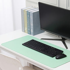 Leather Desk Pad 60x23.6in Non-Slip PU Desktop Decorative Pad