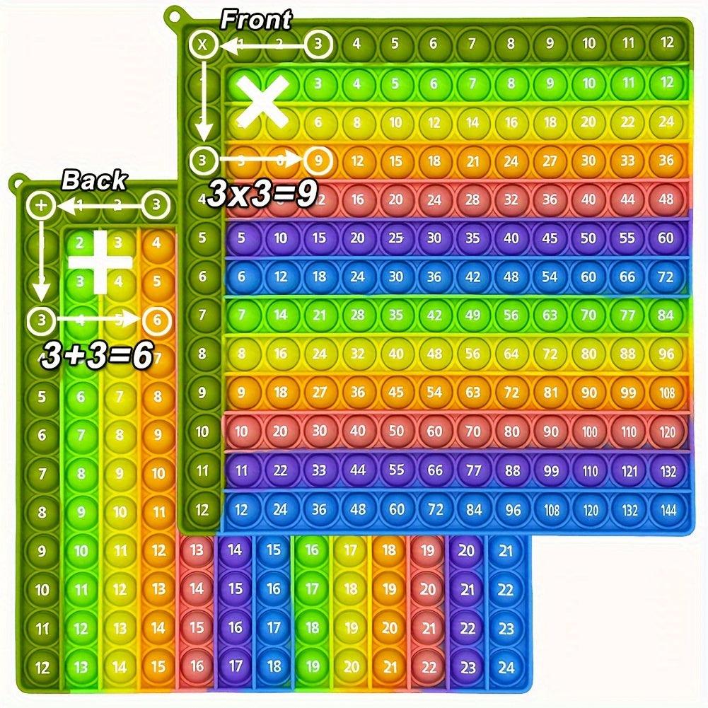 Legendstar Silicone Math Fidget Toys & Practice Chart