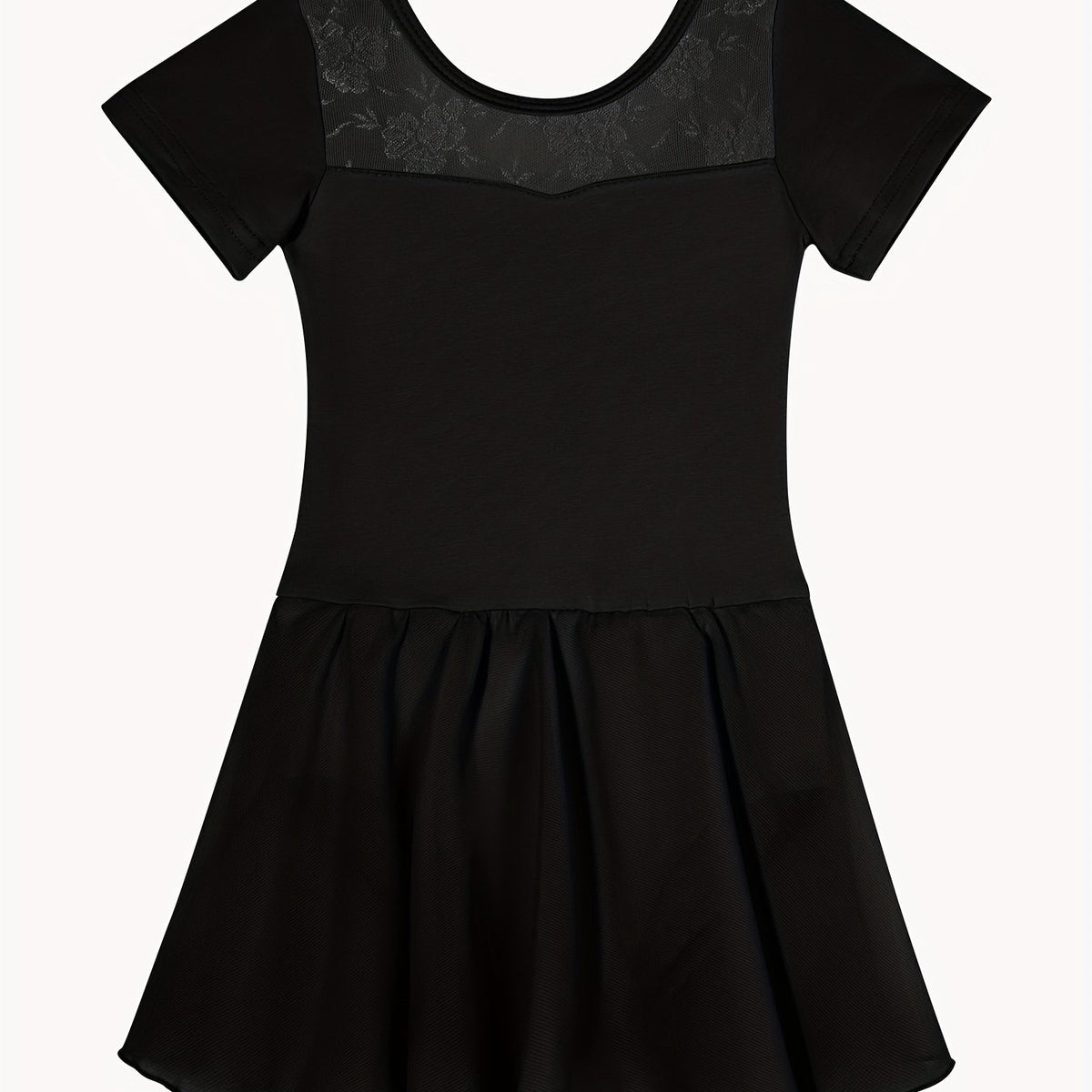 Girl's Ballet Dance Dress Athletic Cotton Stretch Short