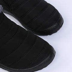 Plush Inner Thermal Snow Boots Non Slip Round Toe Pull On Ankle Boots
