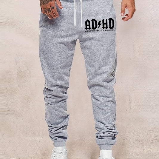 Men's Drawstring Sweatpants Comfy Jogger Pants