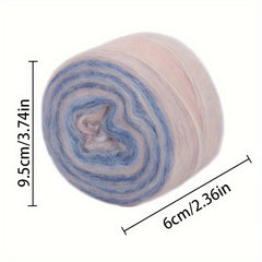 Gradient Segment Dye Mohair Yarn Soft Warm Wool Yarn For DIY Crocheting