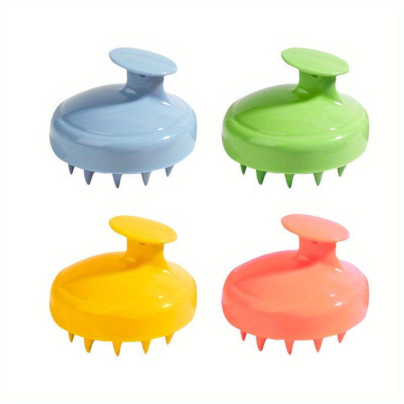 Silicone Scalp Massager Shampoo Brush with Shower Head Scrubber