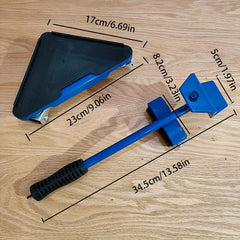 5pcs Furniture Mover Tool Set Heavy Duty Transport Lifter Roller