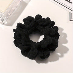Flocking Hair Tie Seamless Hair Ring Ponytail Holder Hair Accessories