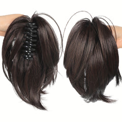 Women's Claw Clip Ponytail Extension Basic Style Straight Hair