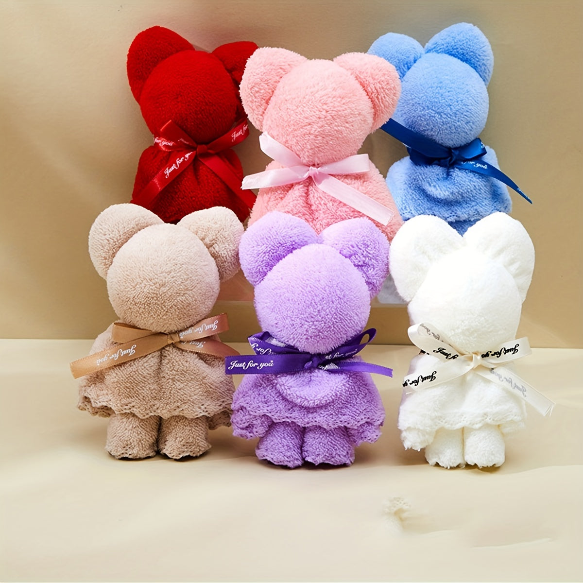 Little Bear Towel With Hand Gift Birthday Wedding Shop Celebration