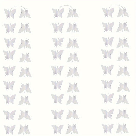 Large 3D Butterfly Flower String Wedding Party Decorations