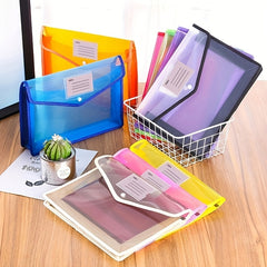 A4 A5 Document Bags Paper Storage Organizer PP Plastic File Folder Holders