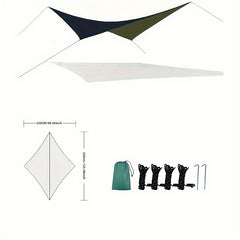 Oxford Cloth Sunshade Rainproof Canopy Multifunctional Canopy Sunshade Awning