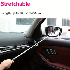 Retractable Portable Wiper for Car Rearview Mirrors and Windows