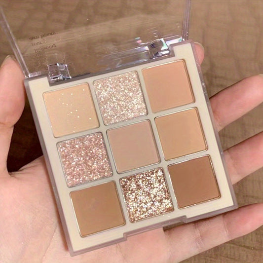 Milk Tea 9 Eyeshadow Palette Matte & Shimmer Finish