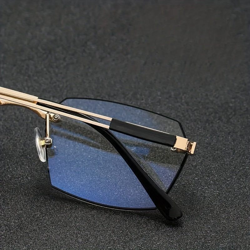 Polygon Clear Lens Anti Eyestrain Reading Glasses for Men Women 1.00-4.00D